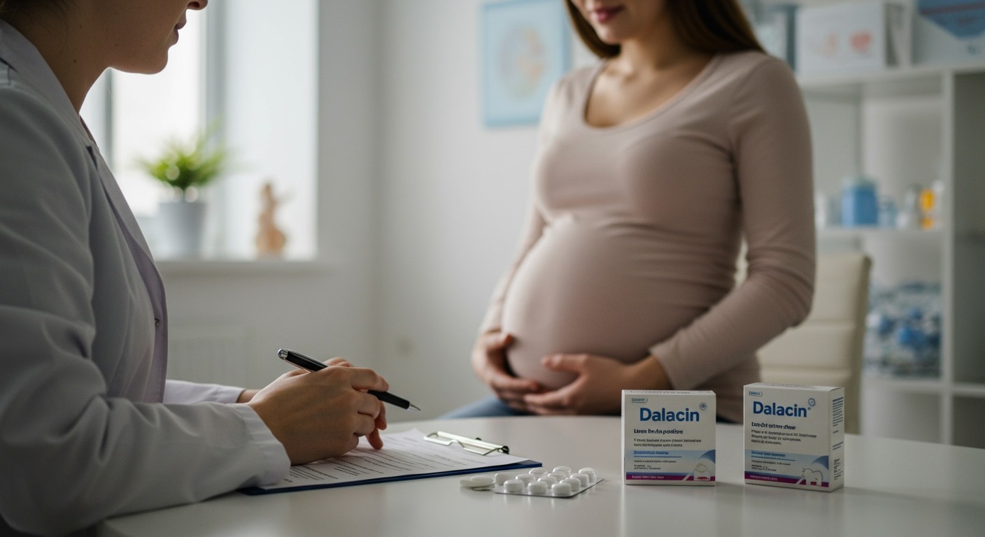 Dalacin használata terhesség alatt orvosi konzultációt igényel.
