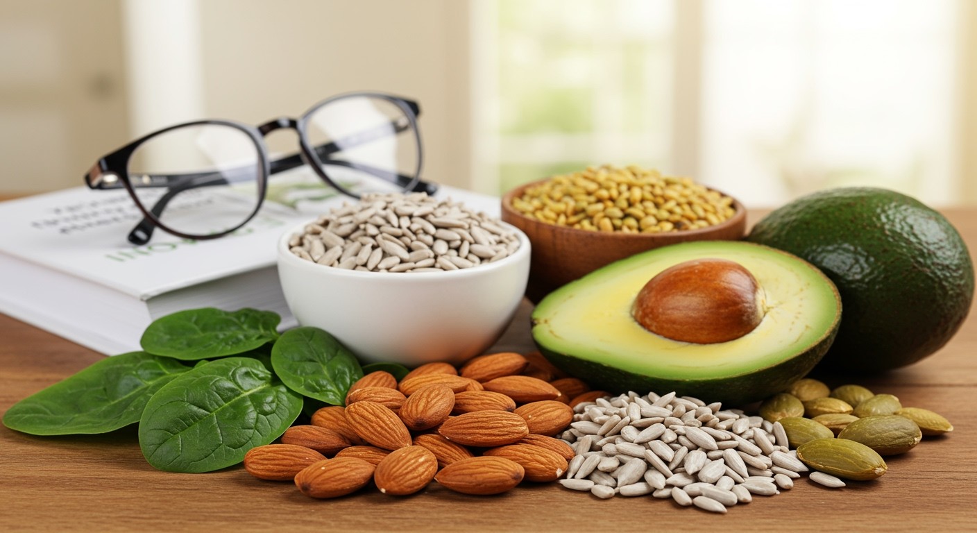 Az E-vitamin segíthet megelőzni a makuladegenerációt.