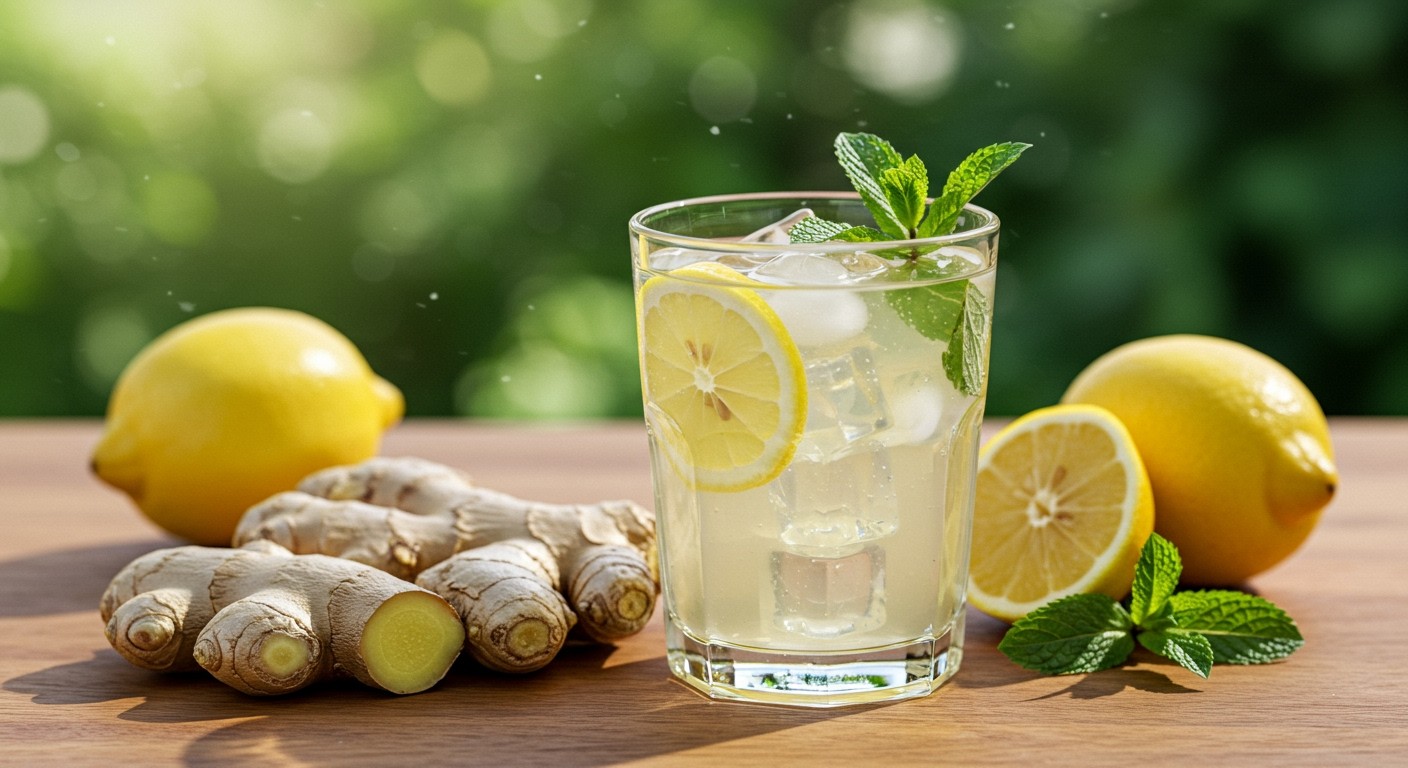 A gyömbéres limonádé serkenti az immunrendszert és felfrissít!