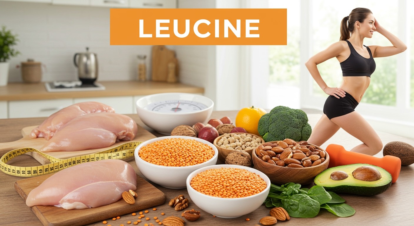 A leucin fokozza a teltségérzetet és anyagcserét.