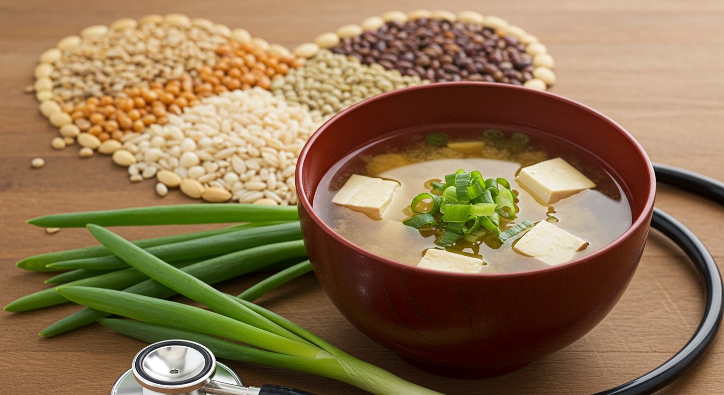 A miso fogyasztása csökkentheti a szívbetegségek kockázatát.