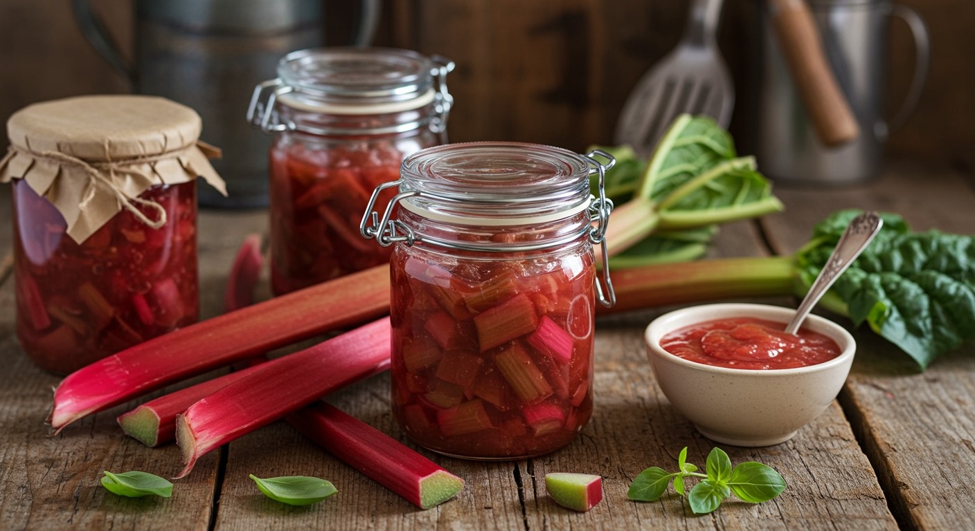 A rebarbara lekvár gazdag vitaminokban és antioxidánsokban.