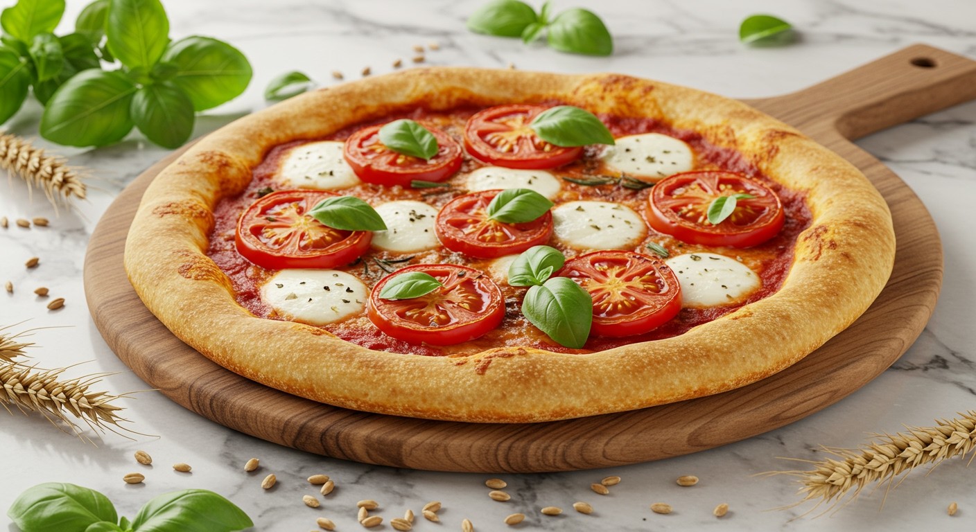 A durumliszt gazdag rostokban, így egészségesebb pizzát készít.