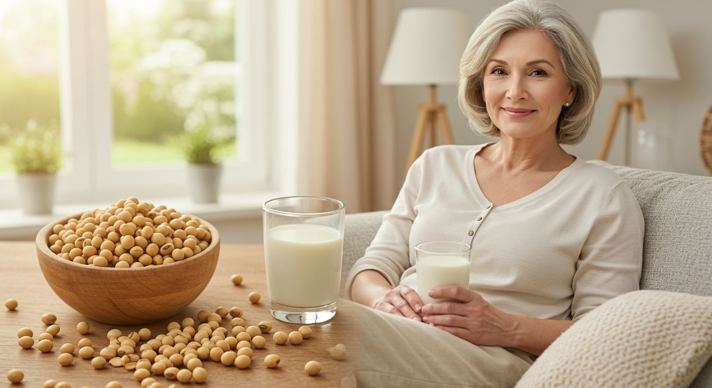 A szója segíthet enyhíteni a menopauza hőhullámait.