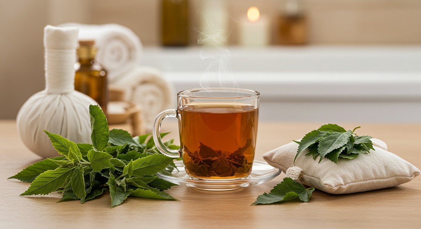 A Veronikafű tea borogatásként csökkentheti a gyulladást.