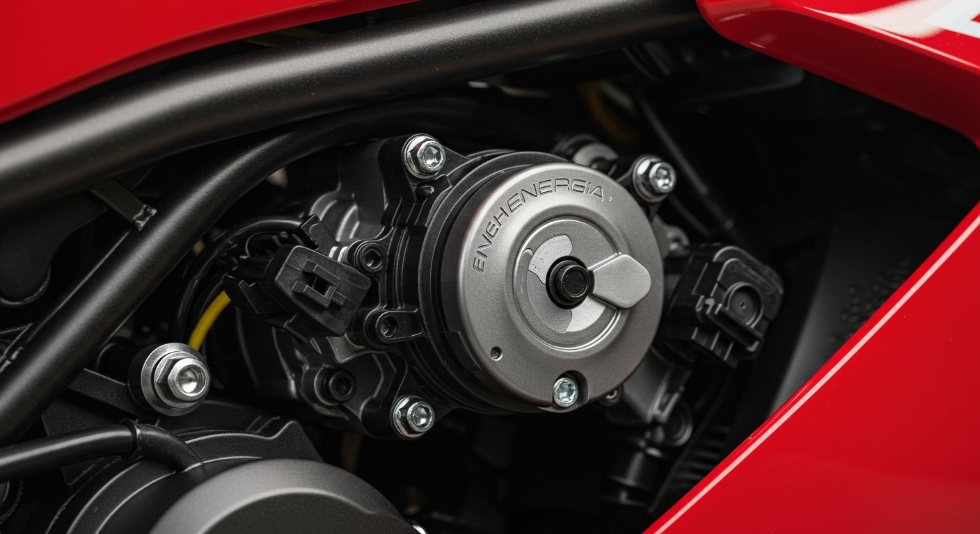 A Ducati Energia gyújtás innovációja növeli a versenyteljesítményt.