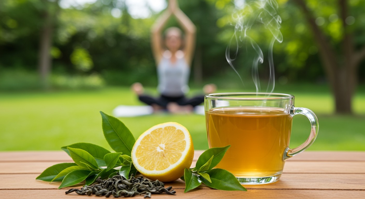 A zöld tea segíti a zsírégetést antioxidánsai révén.