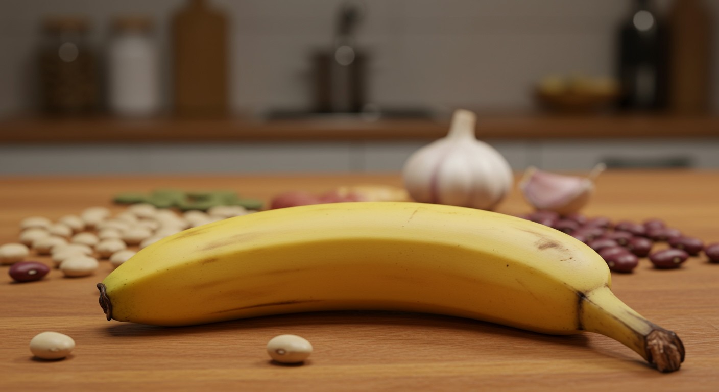 A banán FODMAP tartalma puffadást okozhat érzékenyeknél.