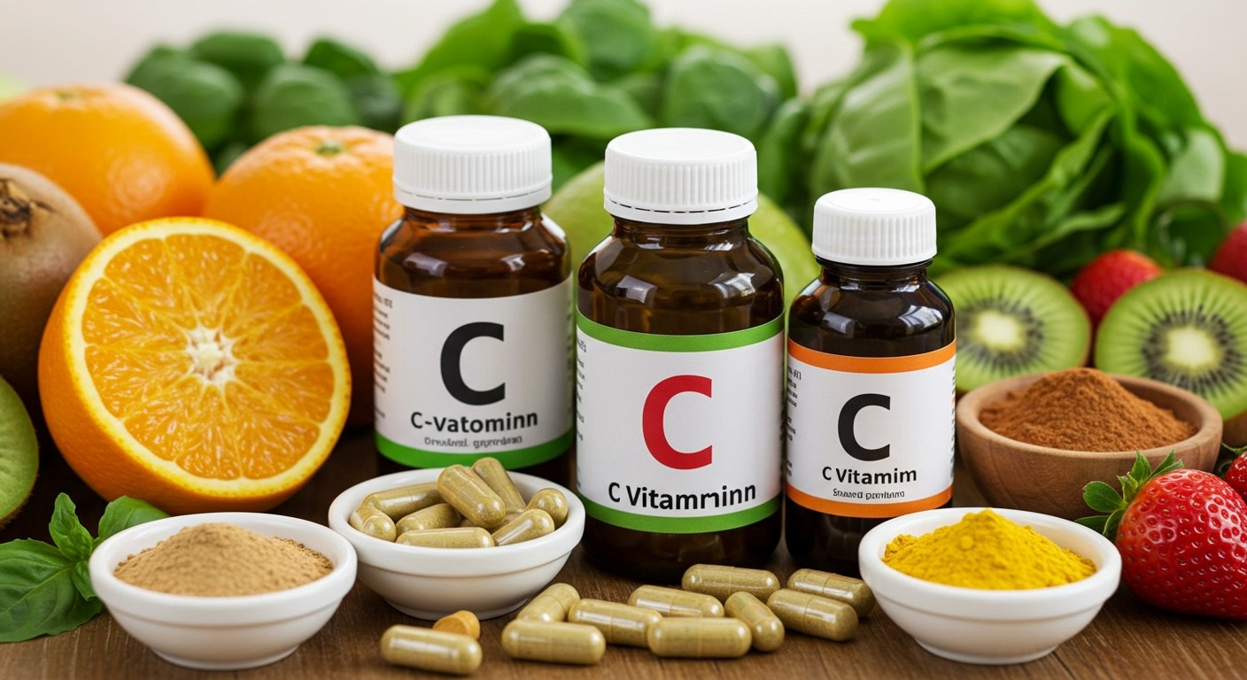 A C-vitamin kiegészítők típusaik szerint eltérő hatékonyságúak.