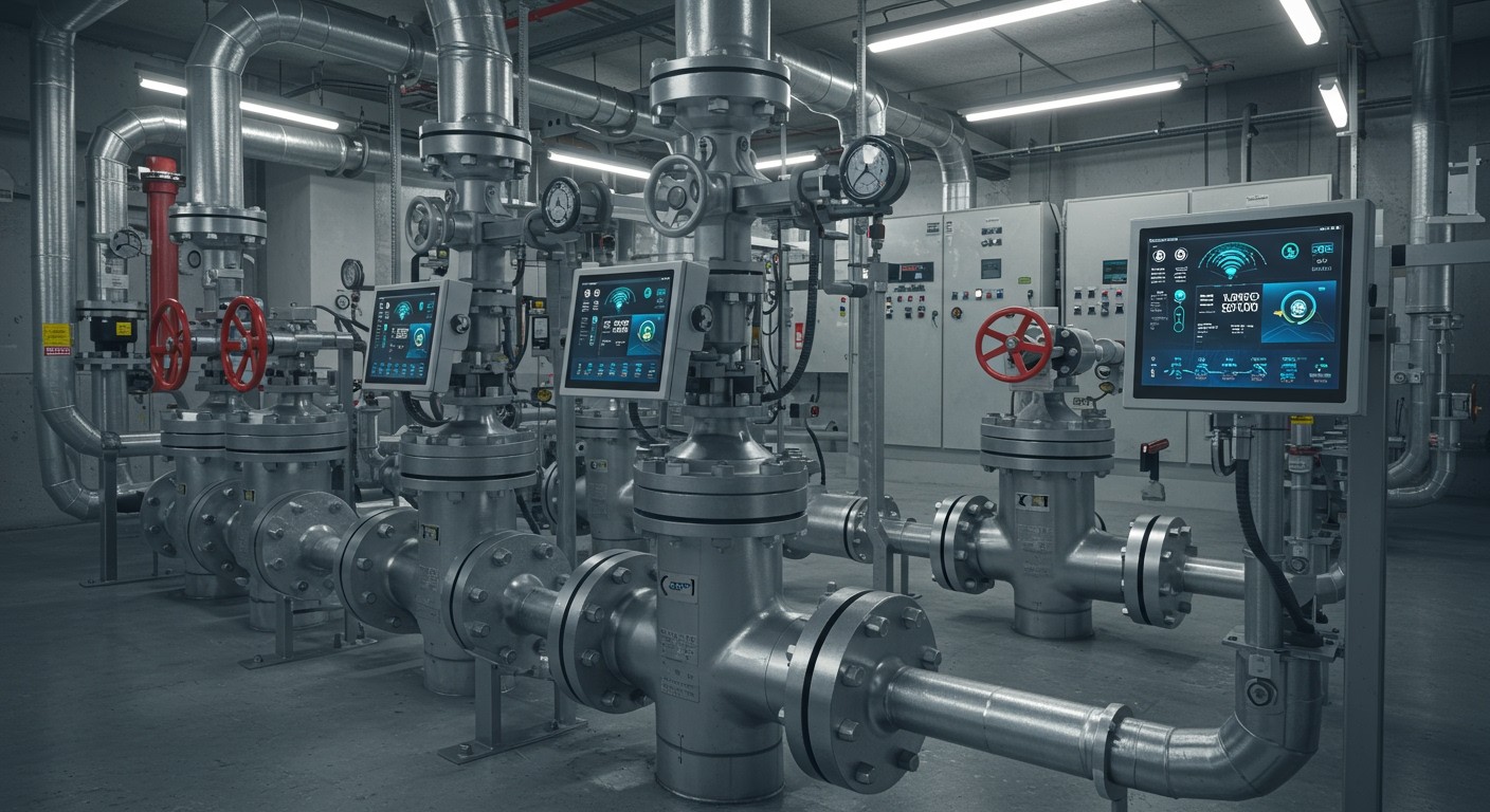 A digitális gázszelepek növelik a hatékonyságot és biztonságot.