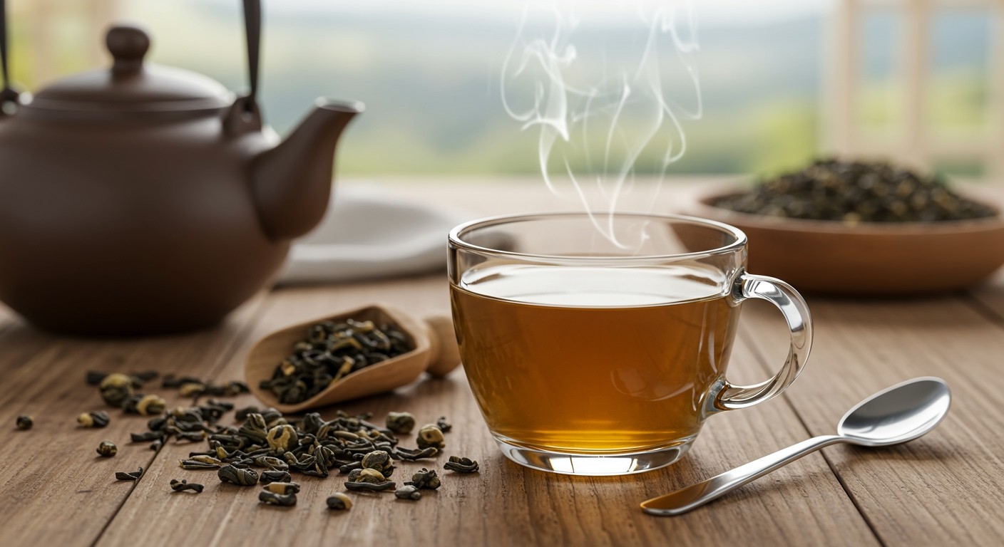 A gunpowder tea elkészítése hőmérséklet-szabályozást igényel.