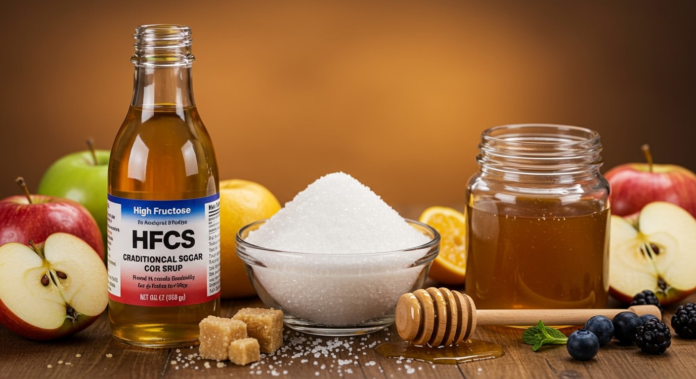 A HFCS édesítőereje magasabb, mint a hagyományos cukoré.