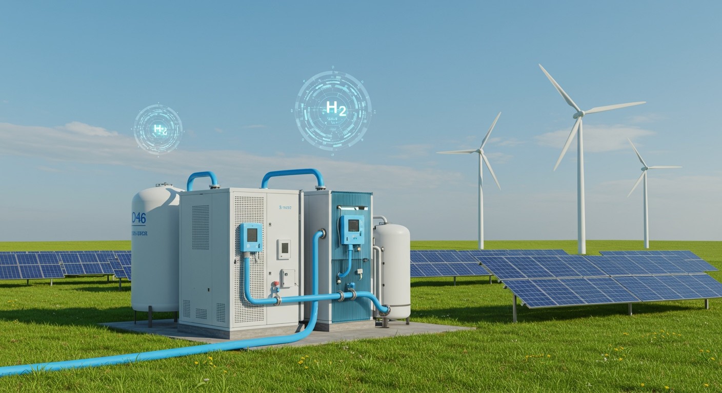 A hidrogéncella kulcsfontosságú a megújuló energia stabilizálásában.