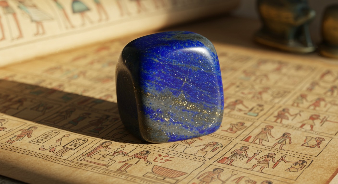 A lápisz lazuli az ősi Egyiptomban az istenek szimbóluma volt.