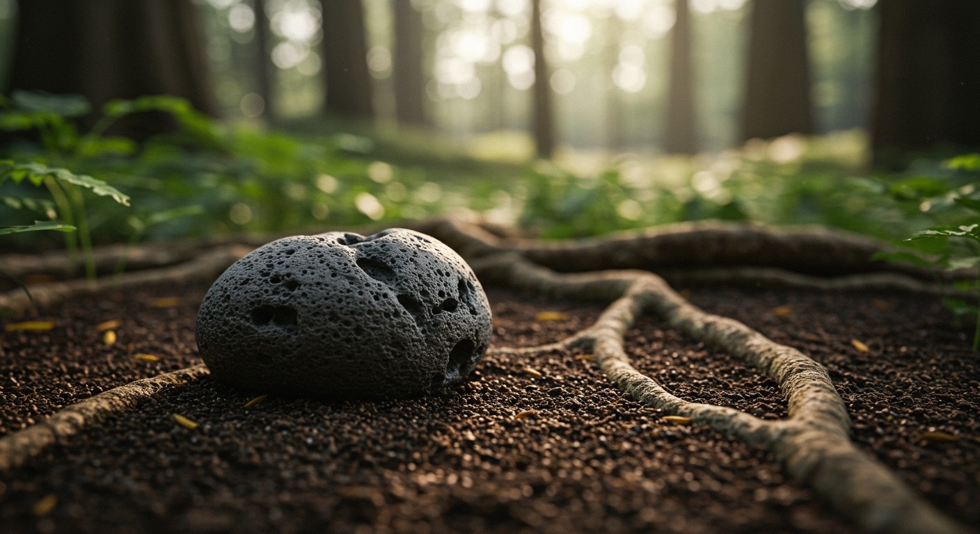 A lávakő erősíti a gyökércsakra energiaáramlását és stabilitását.