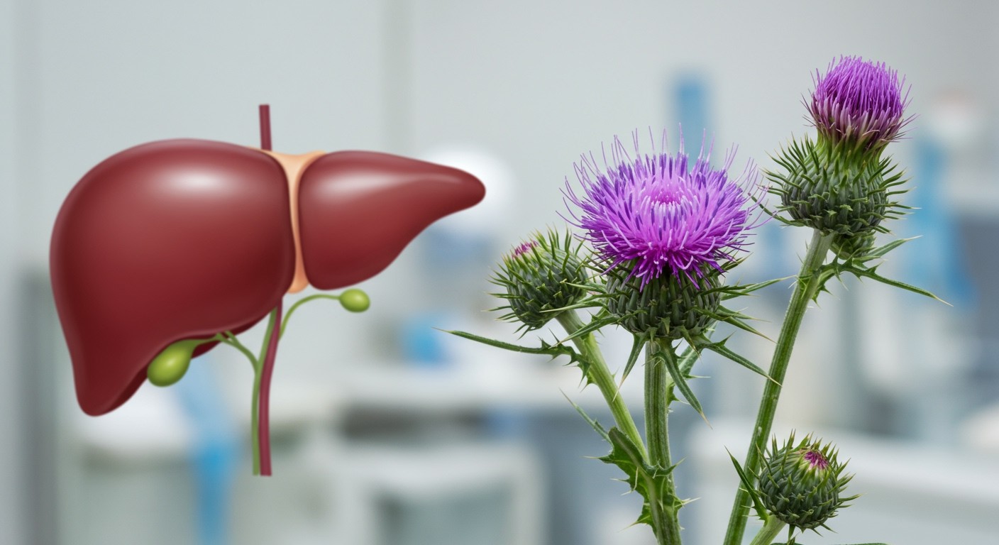 A máriatövis segíthet a máj regenerációjában hepatitisz esetén.