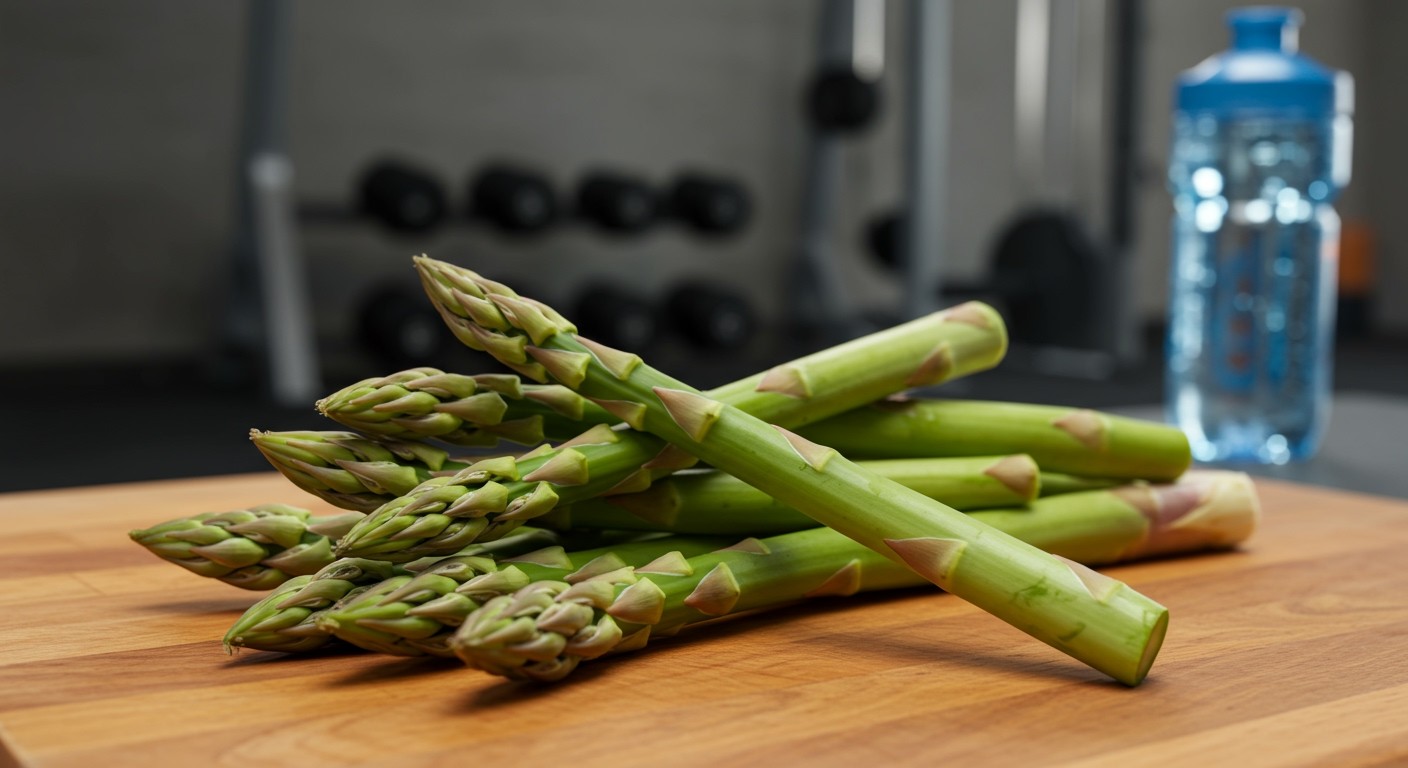 A spárga gazdag vitaminokban, segíti a gyors regenerációt.