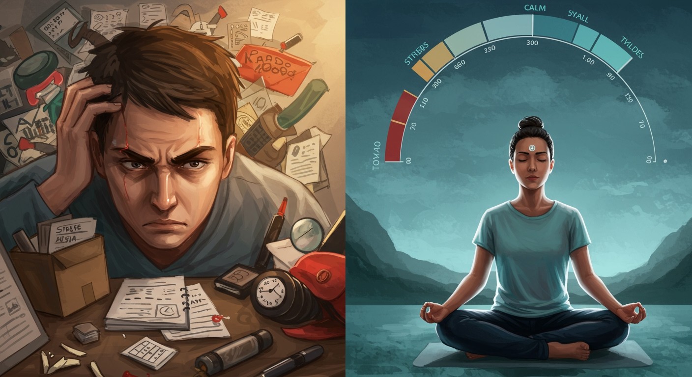 A krónikus stressz tartósan megemeli a kortizolszintet.