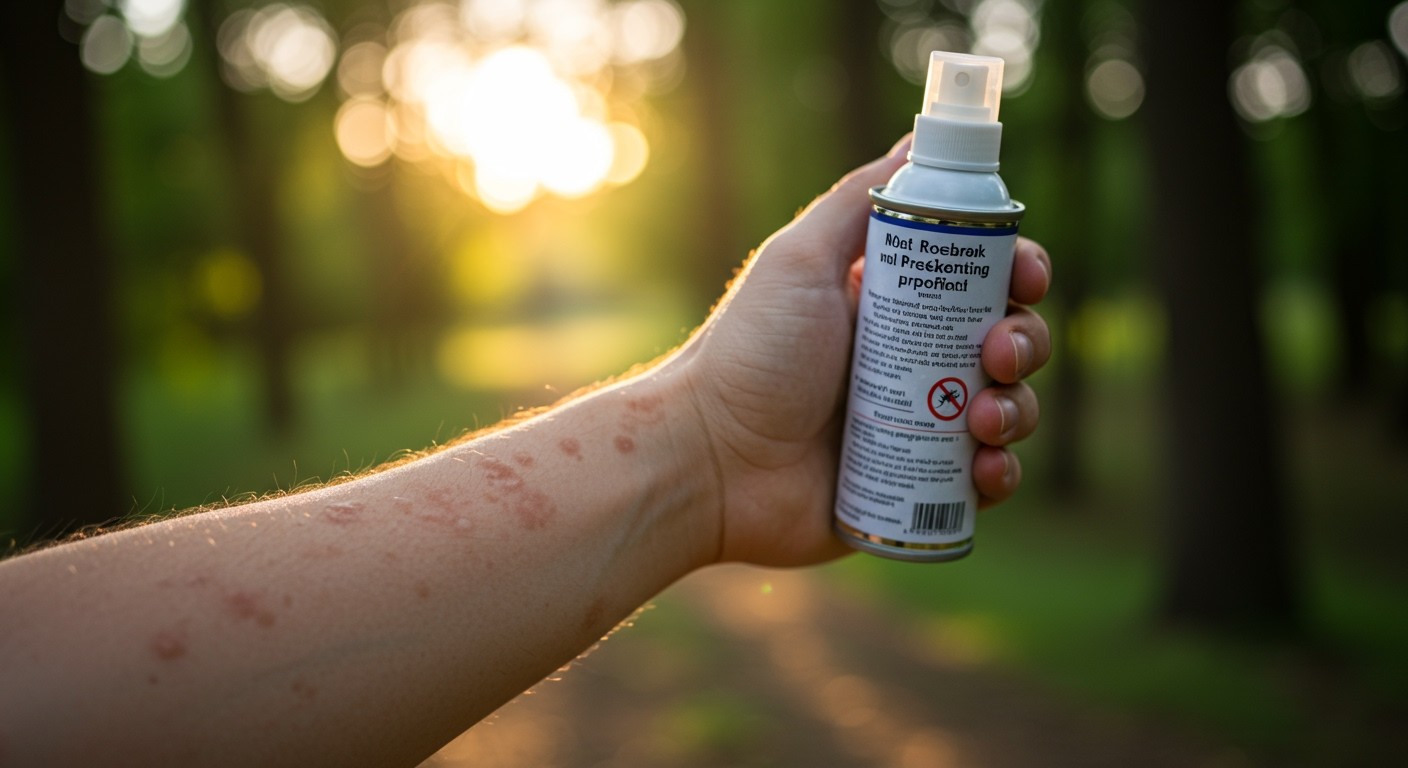 A szúnyogirtószerek bőrreakciókat okozhatnak, például dermatitisz.