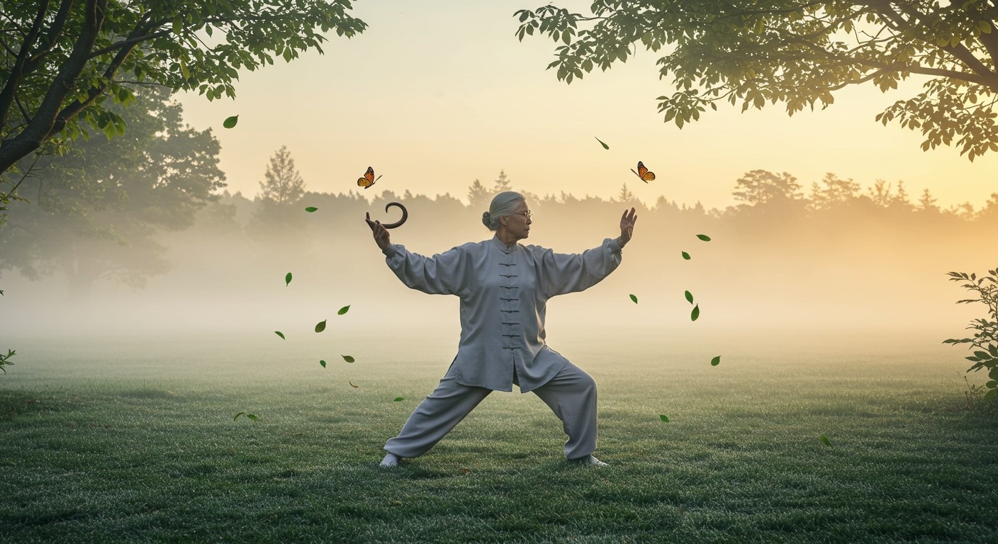 A tai chi légzéstechnika segít a stressz csökkentésében.