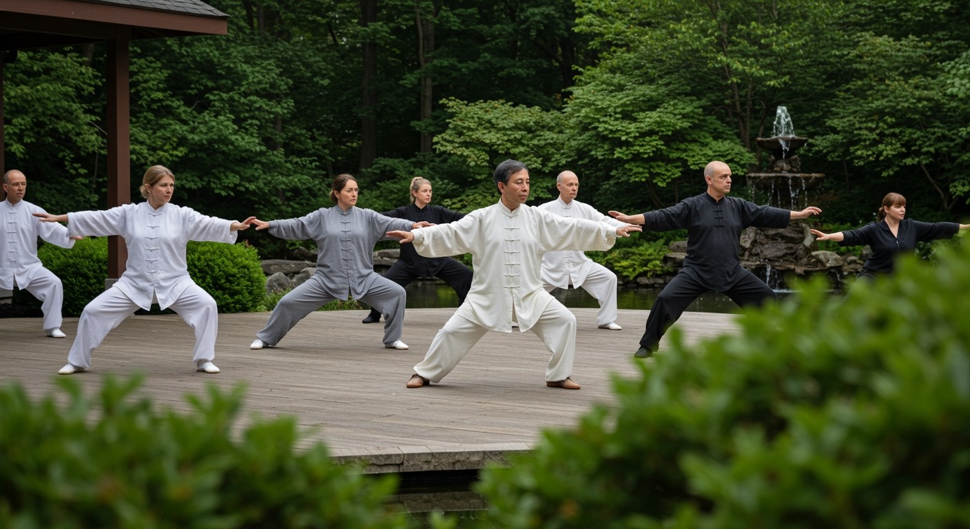 A tai chi formák segítik a belső egyensúly megtalálását.