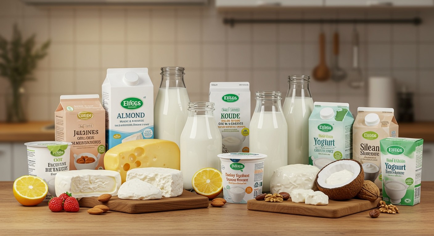 A tej alternatívái gazdagok kalciumban és vitaminokban.