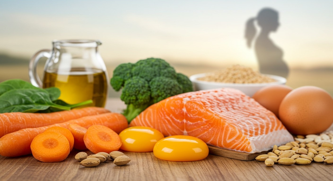 A megfelelő A- és D-vitamin segíti a termékenységet.