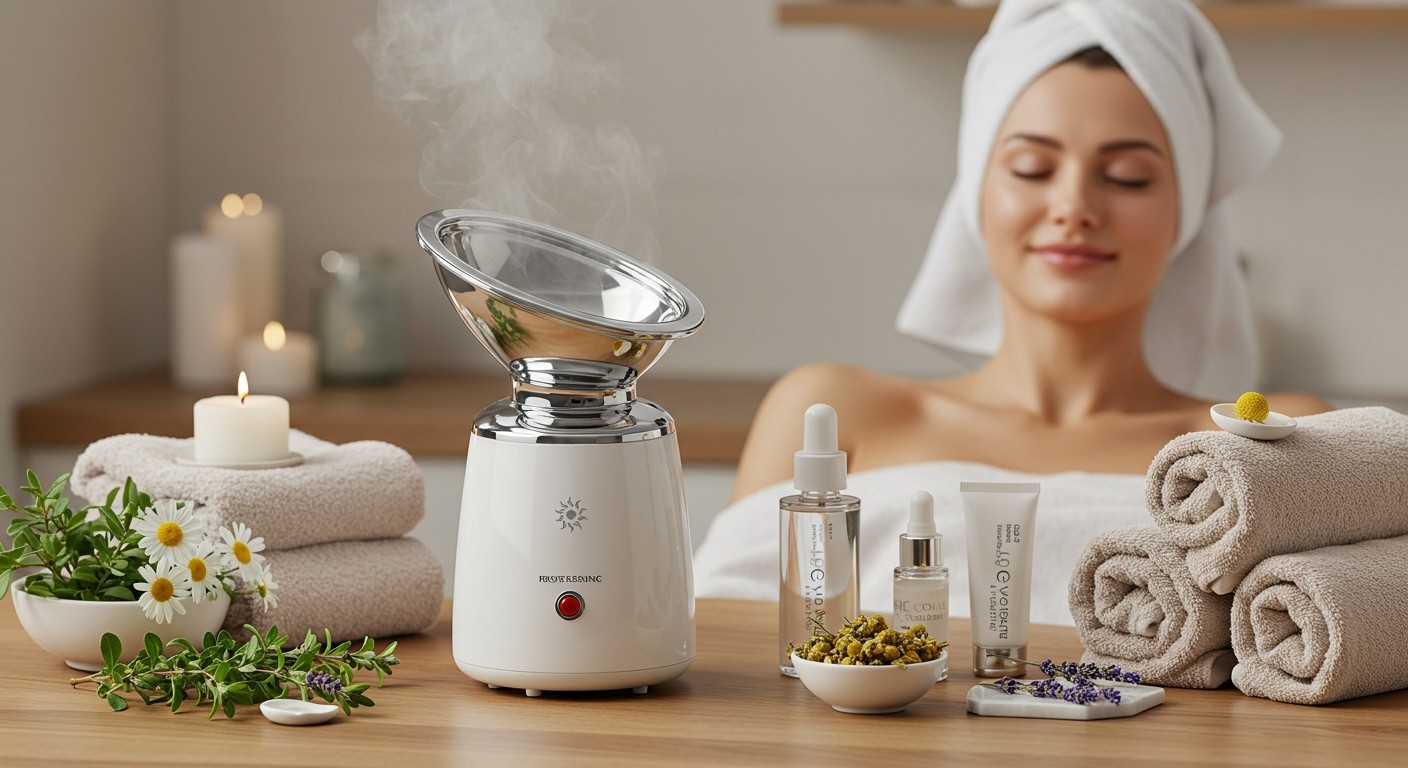 A gőzölés segíthet a rosacea tüneteinek enyhítésében.