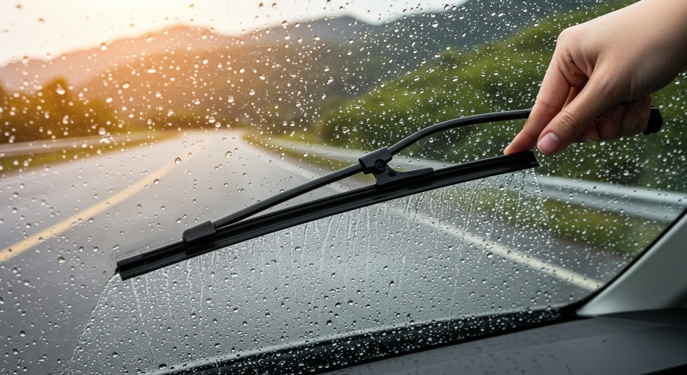 Rendszeres ellenőrzés megakadályozza a kopott ablaktörlők használatát.