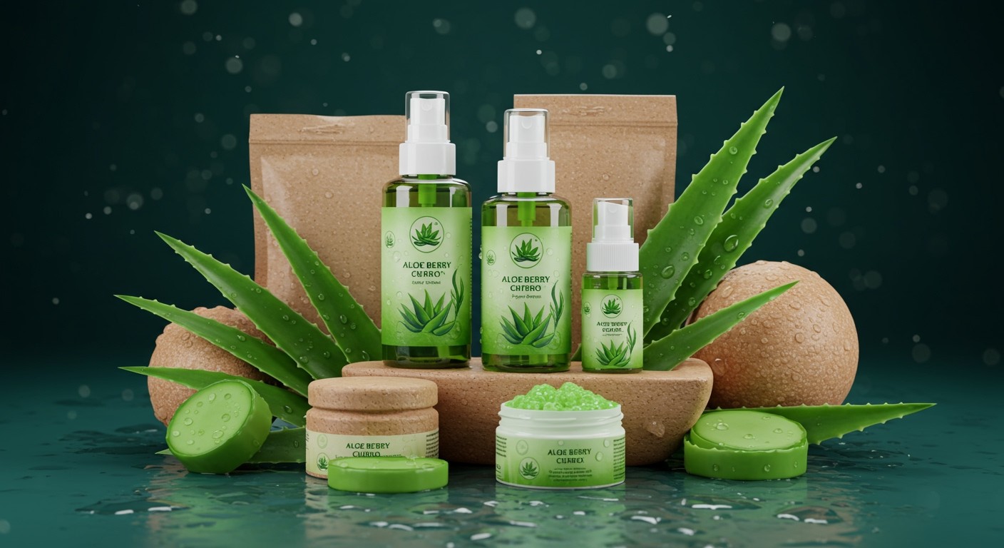 Az Aloe Berry csomagolása újrahasznosított anyagból készült.