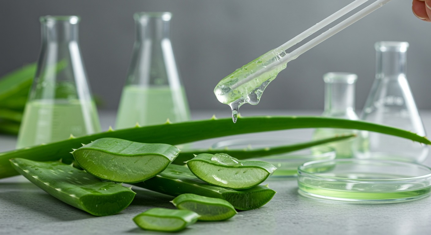 Az Aloe Vera ivógél támogatja az immunrendszert és emésztést.