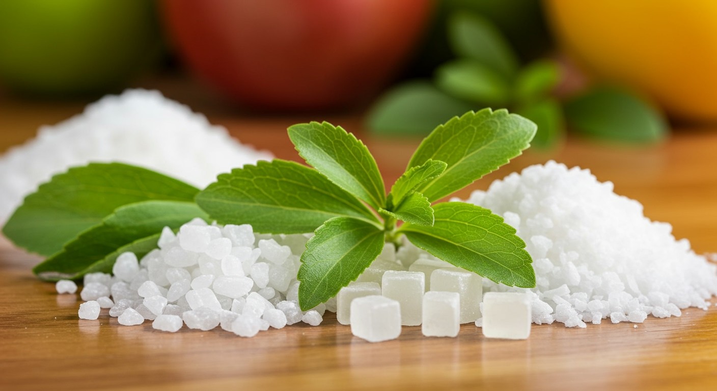 A stevia természetes édesítőszer, kalóriamentes és egészséges.