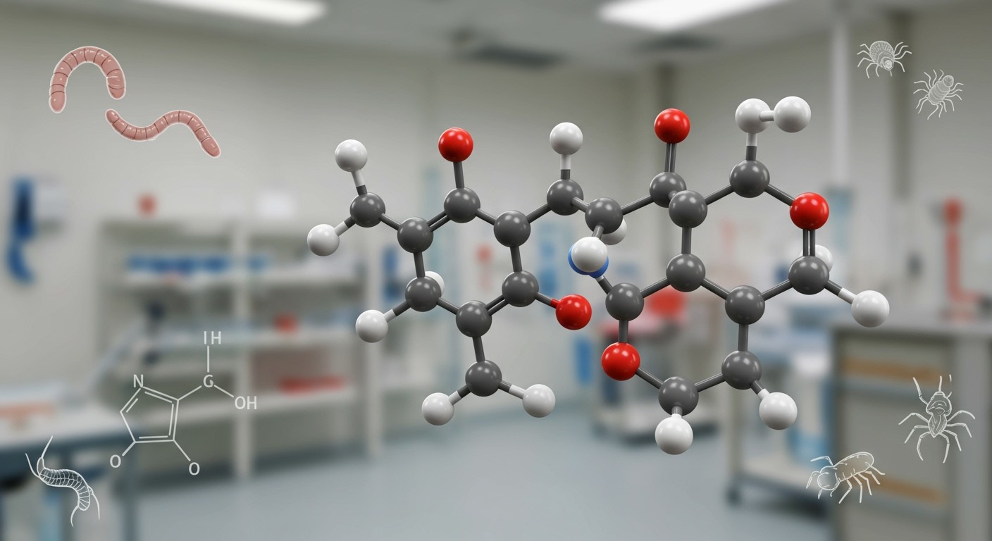Az Ivermectin gátolja a paraziták neuromuszkuláris működését.