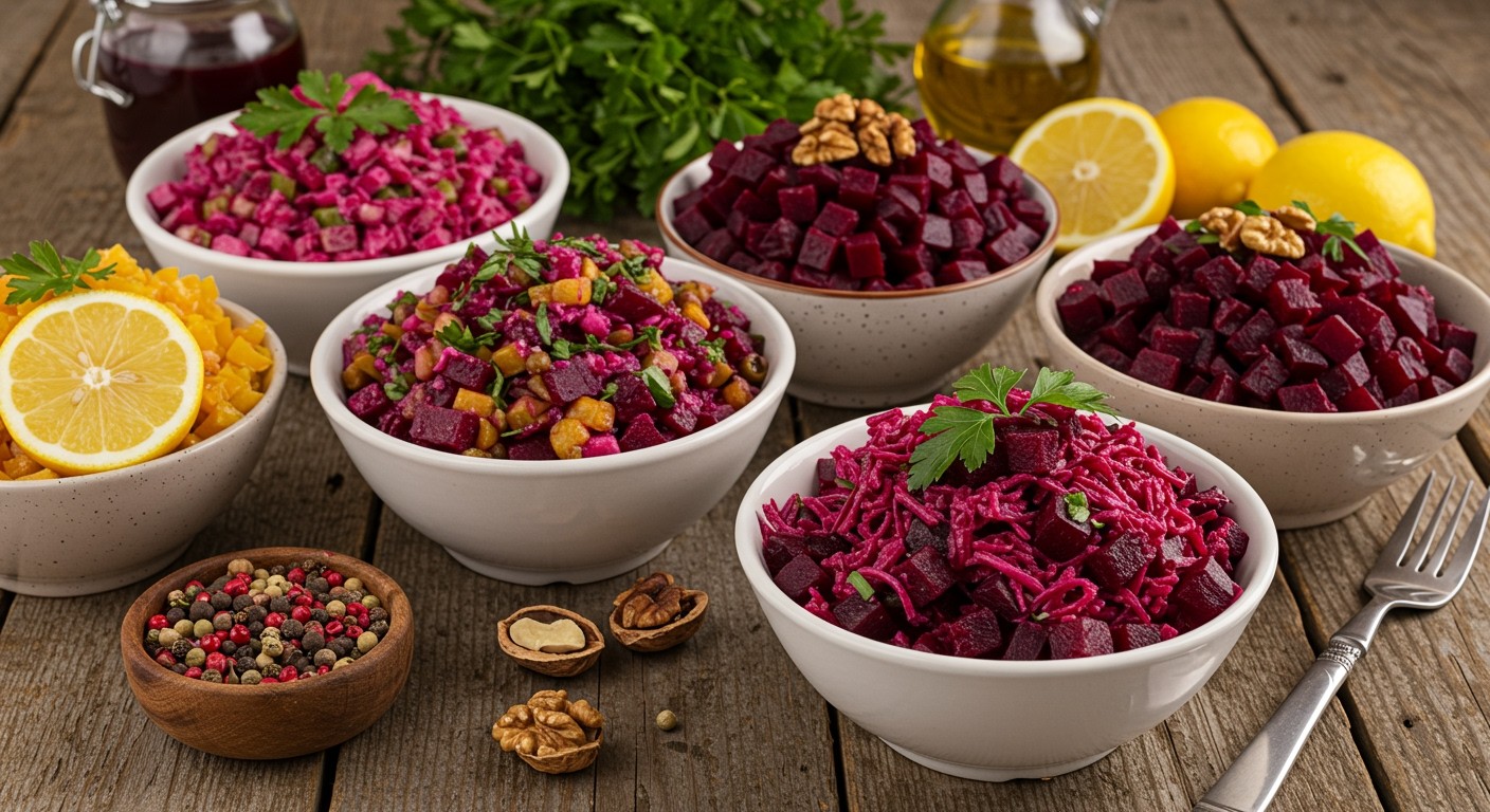 A céklasaláta gazdag vitaminokban és antioxidánsokban.