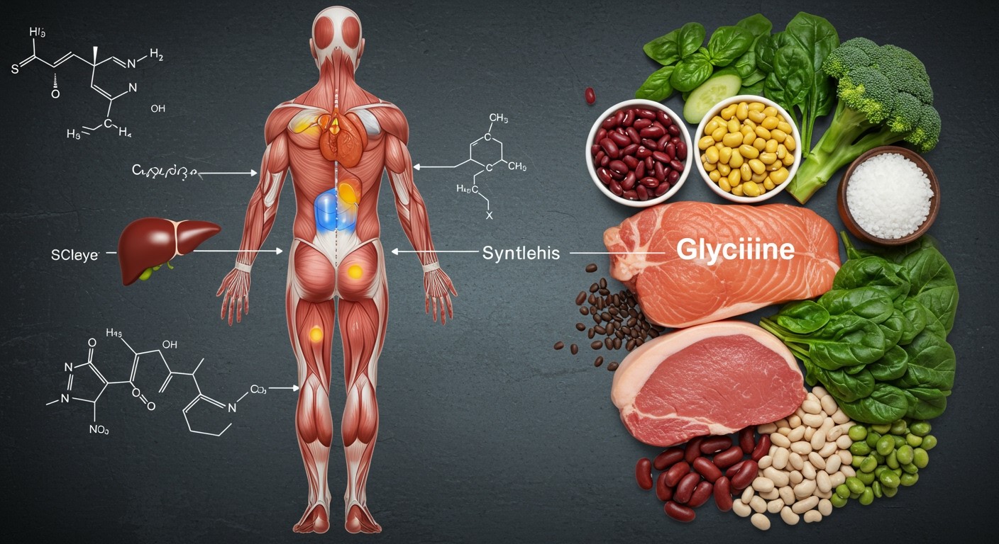 A glicint a testünk a szerinből és trimetil-glicinből állítja elő.