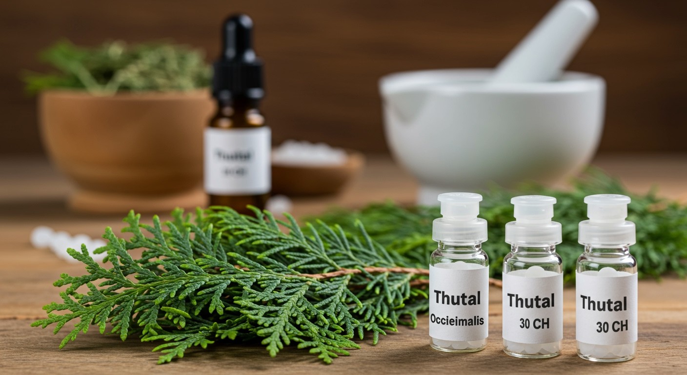 A Thuja Occidentalis 30 CH hígításos módszerrel készül.