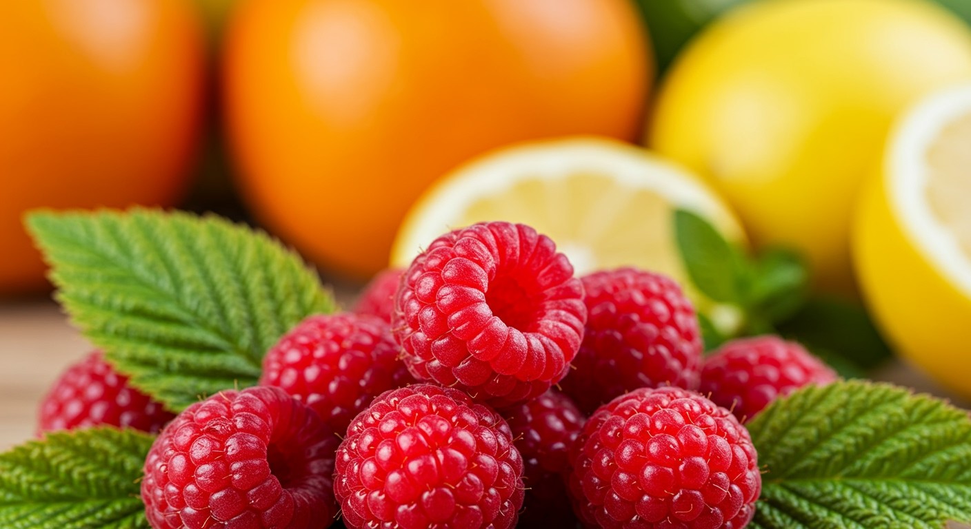 A málna gazdag C-vitaminban, amely erősíti az immunrendszert.