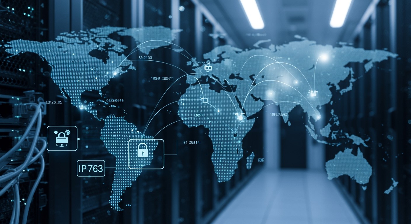 Az IP címek az eszközök globális azonosítóiként működnek.