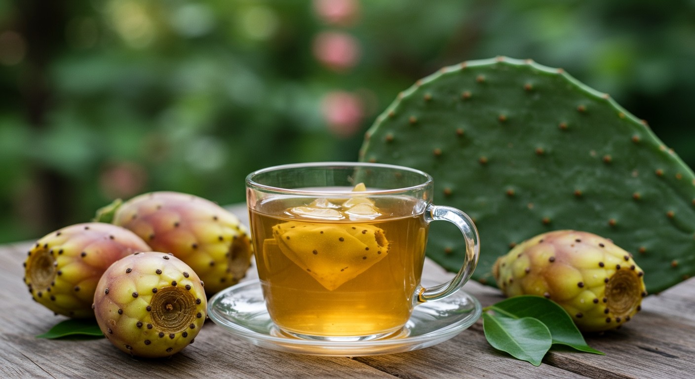 A kaktuszfüge tea nyugtató hatással bír a lélekre.