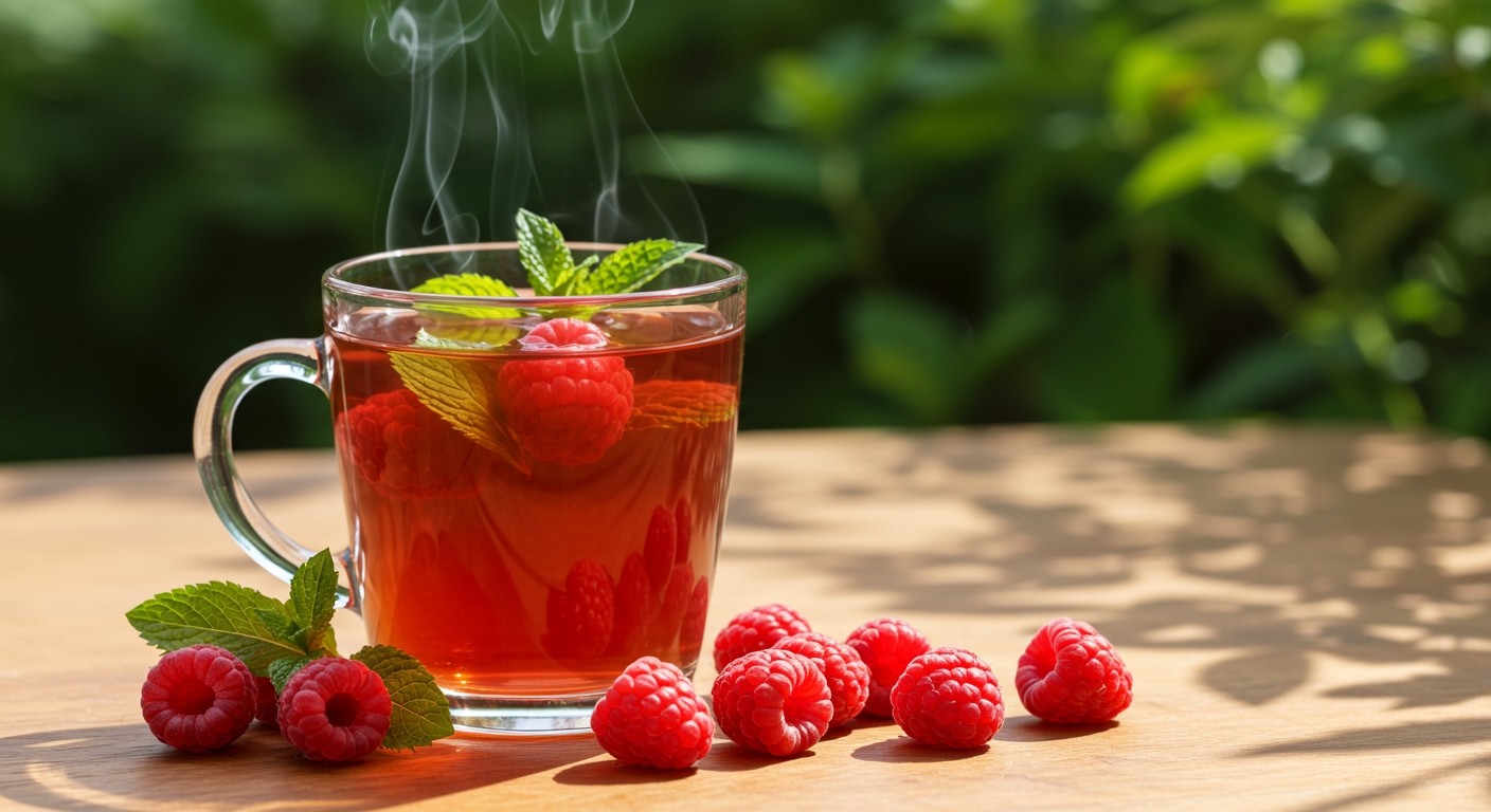 A málna tea gazdag antioxidánsokban, segít a gyulladások ellen.
