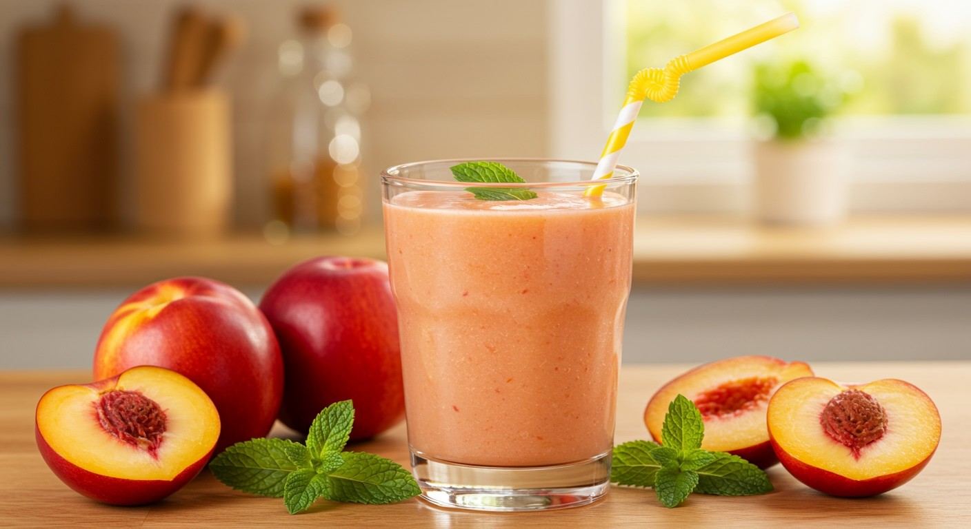 Felfrissít és táplál: nektarin smoothie az energikus napért!