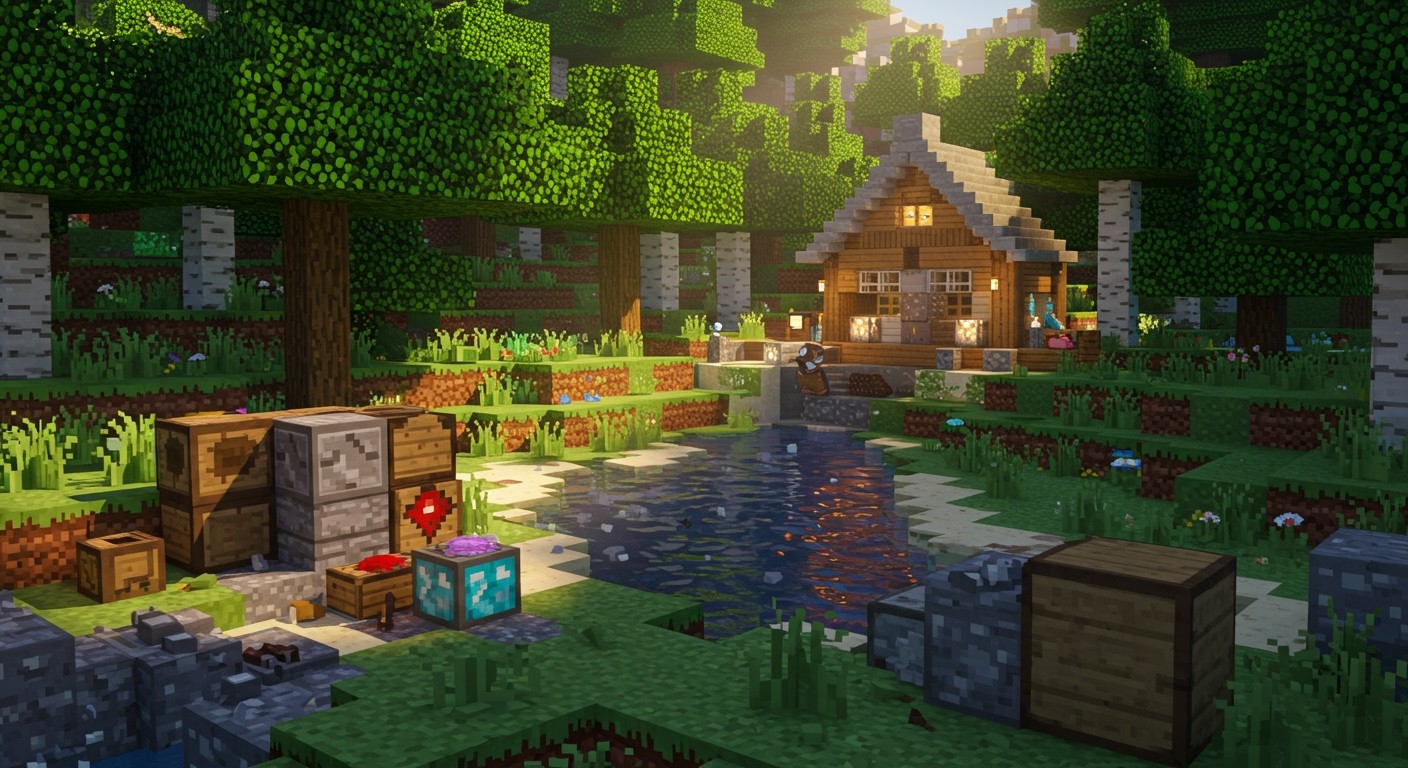 A Minecraft erőforrásai optimalizálják a stratégiai gondolkodást.