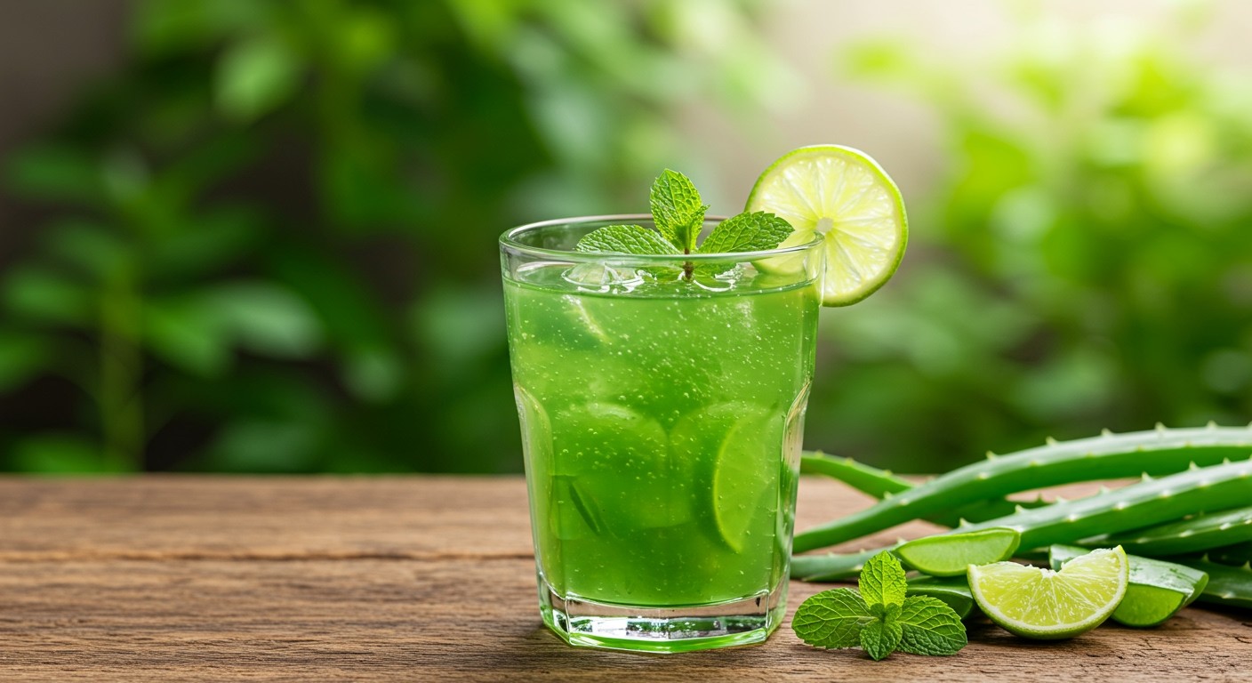 Az Aloe Vera ivógél frissítő és tápanyagban gazdag!