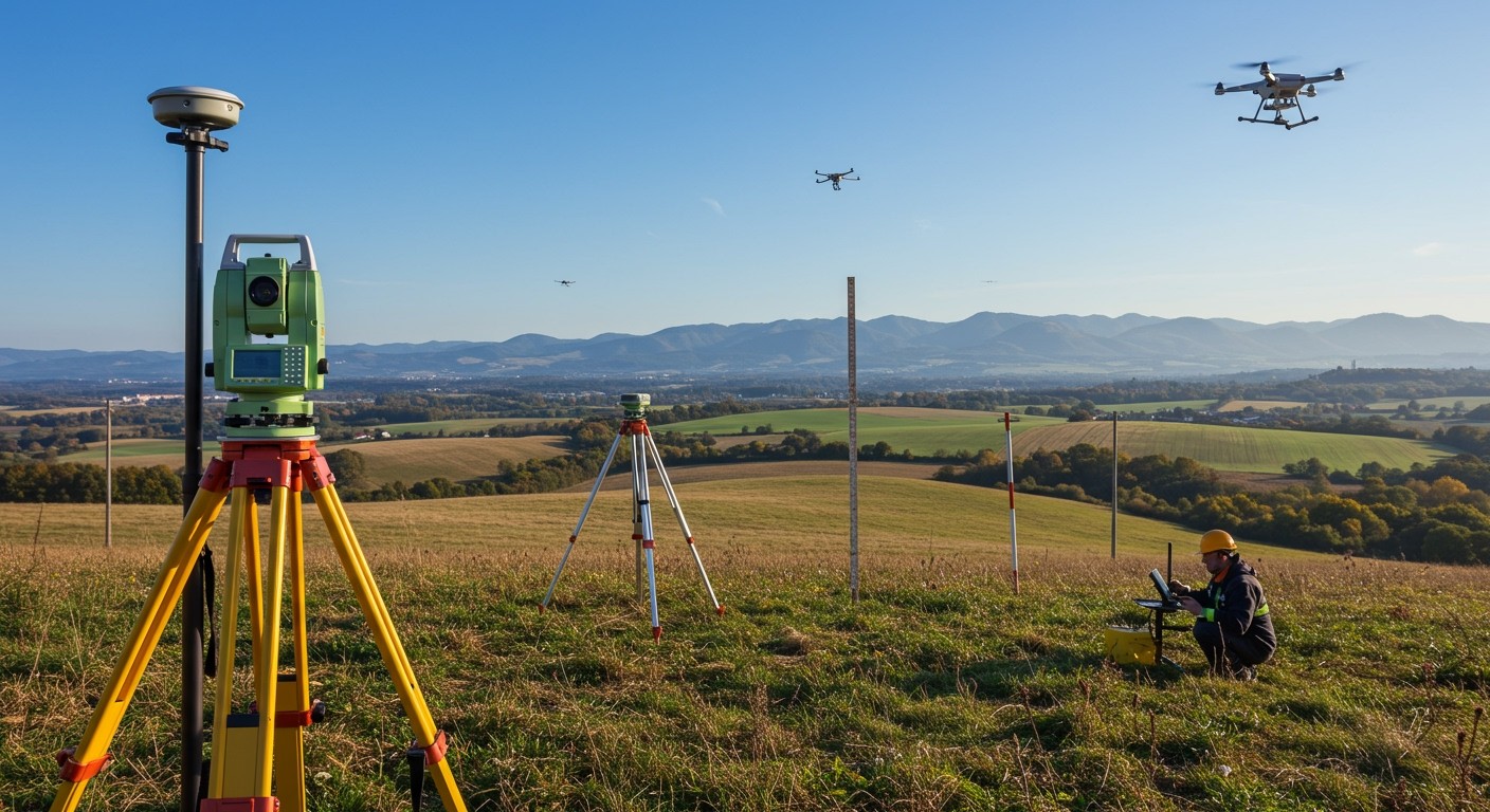 Az RTK GPS cm pontos helymeghatározást biztosít geodéziában.