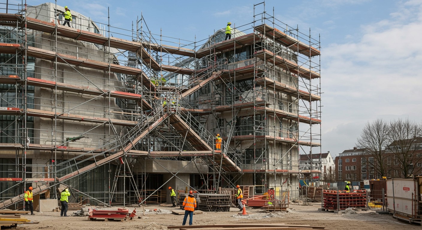 Innovatív csonkaállványok alkalmazása különleges építészeti projektekhez.