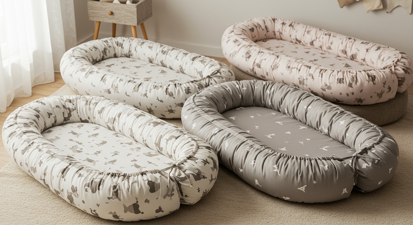 A babafészkek különböző anyagokkal és kialakítással kaphatók.