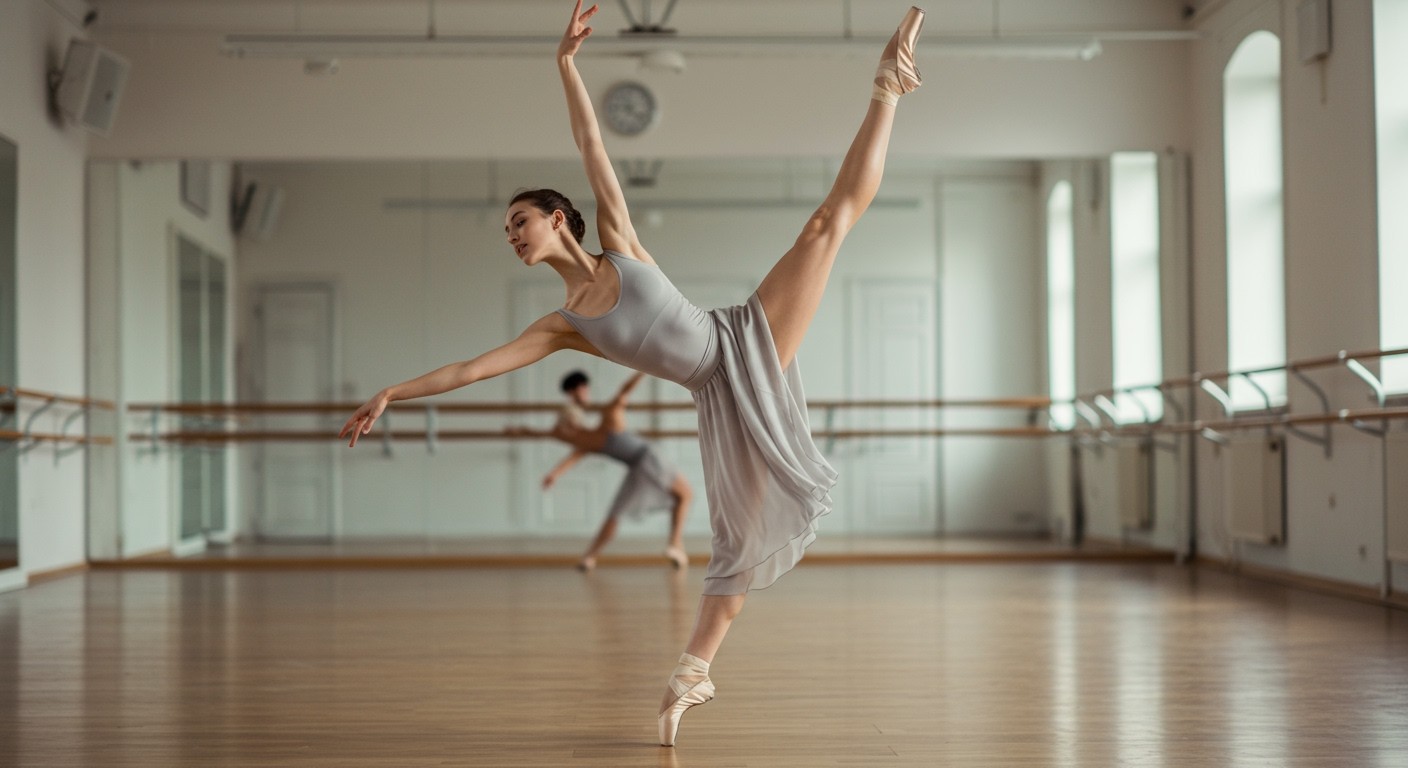 A balett erősíti az izmokat és javítja a mozgást.