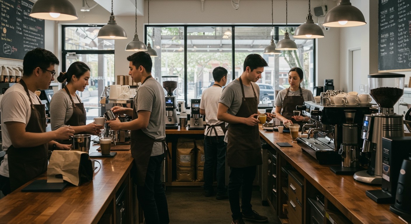 A barista képzés után kávézóban vagy pörkölőben dolgozhatsz.