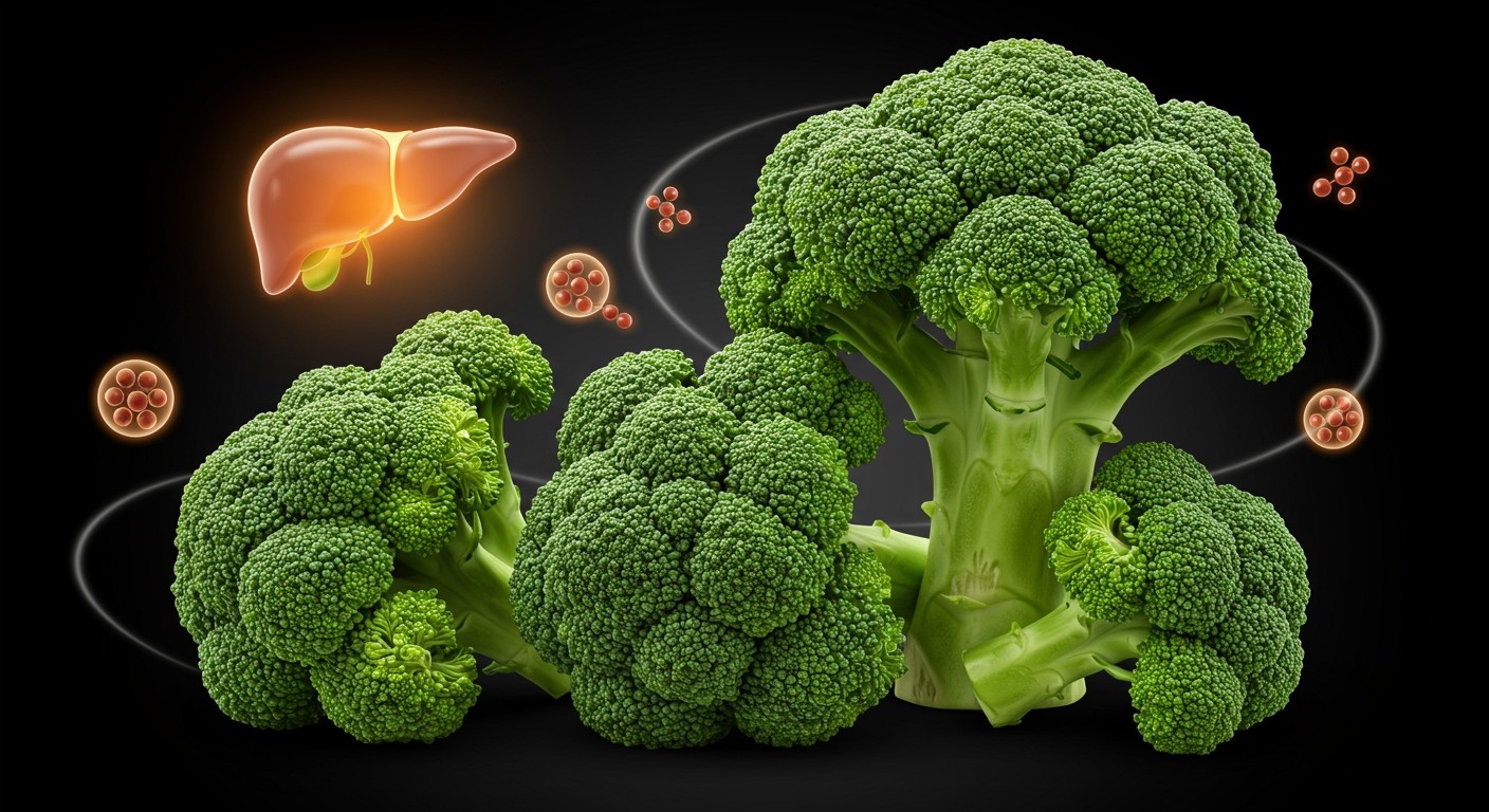 A brokkoli gazdag antioxidánsokban, védi a májat.