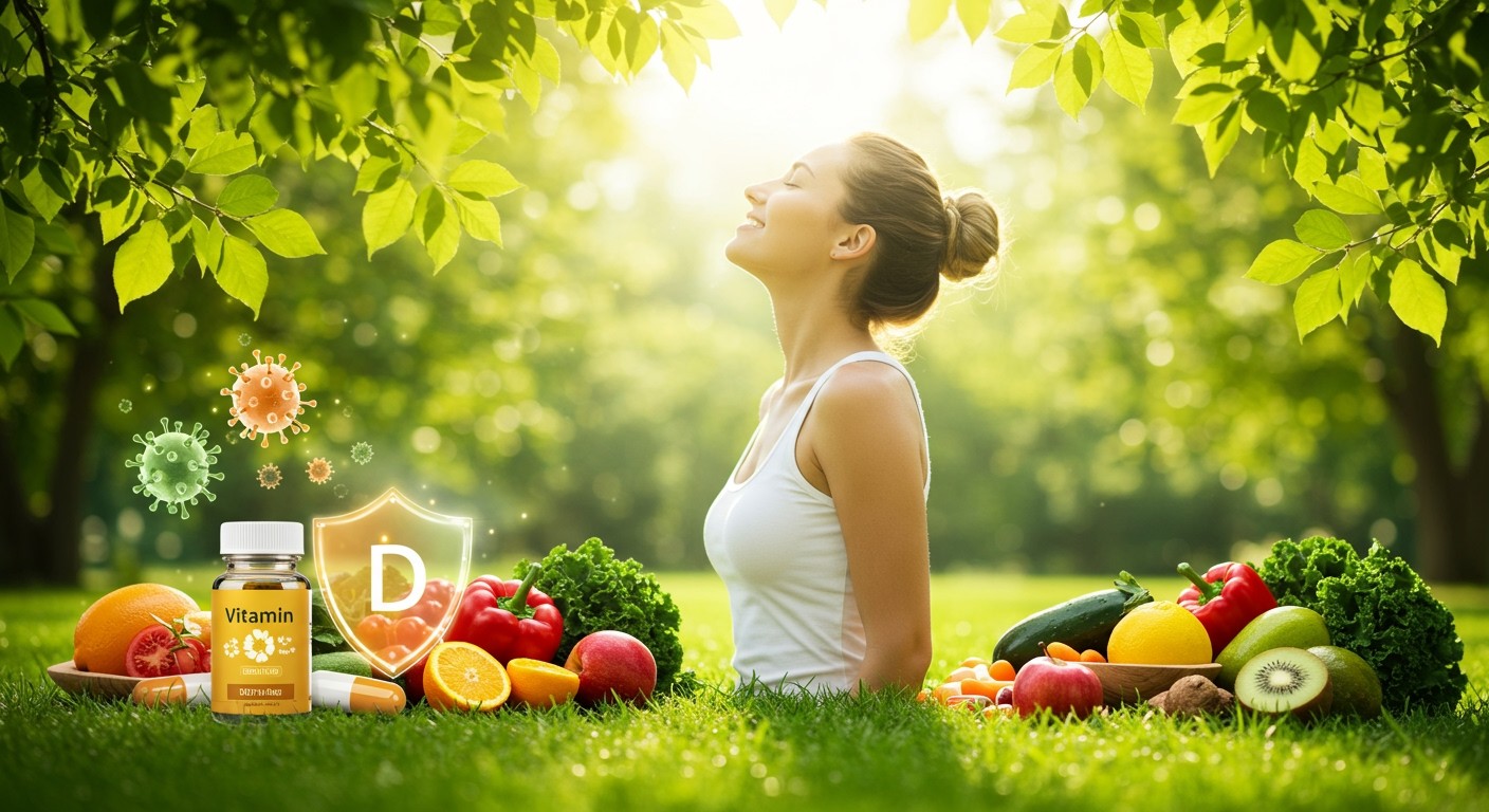 A D6-vitamin erősíti az immunválaszt és védi a szervezetet.